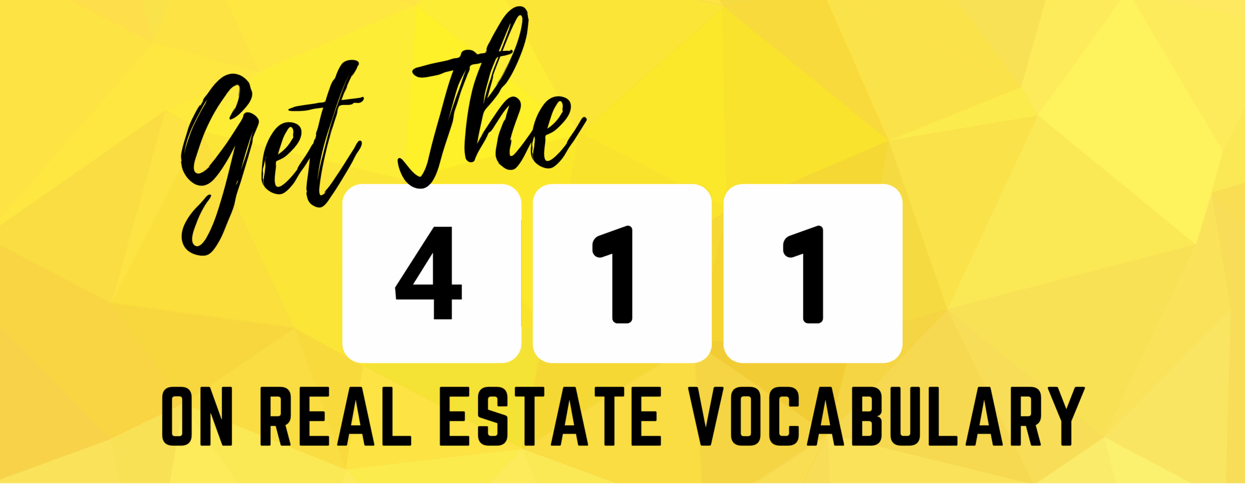 Real Estate Vocabulary Ring Real Estate Buying Selleing