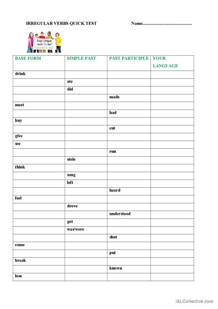 Regular and irregular verbs pdf Best Adult Photos At Like2ch