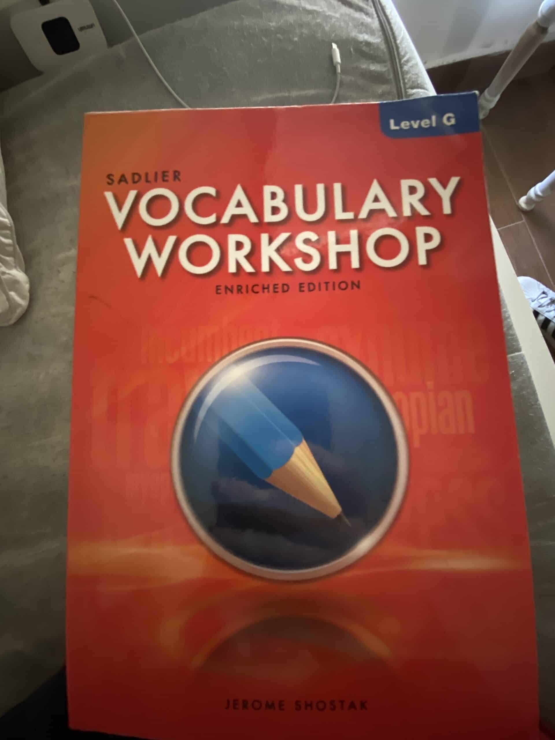 Sadlier Vocabulary Workshop Alefredo Books