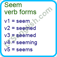 Seem Modal Auxiliary Verbs Learn English Free Online LTSenglish
