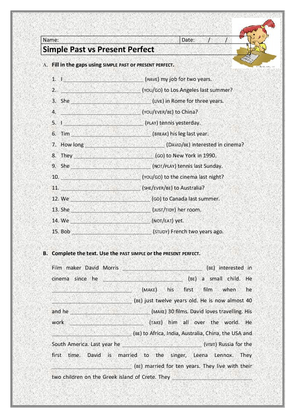 simple past vs present perfect simple past vs present perfect