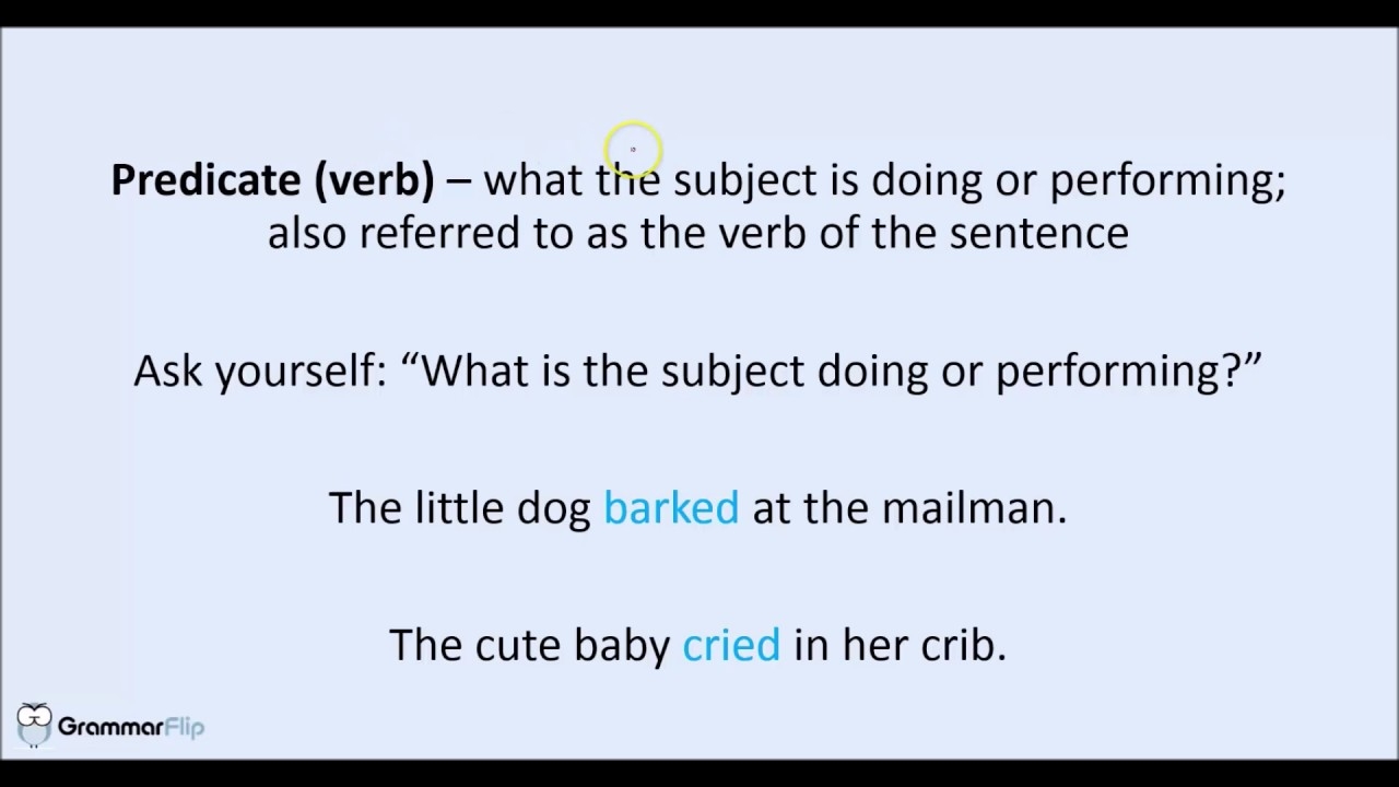 Simple Vs Complete Predicate