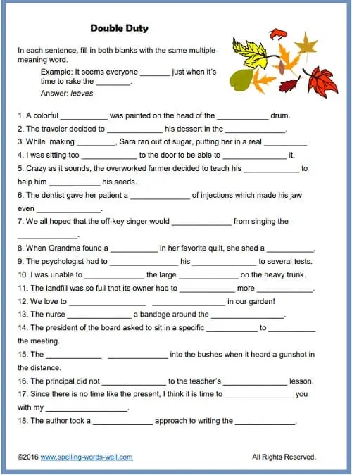 Sixth Grade Vocabulary Worksheets Worksheets Library