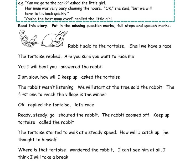 Speech Marks Punctuation TMK Education