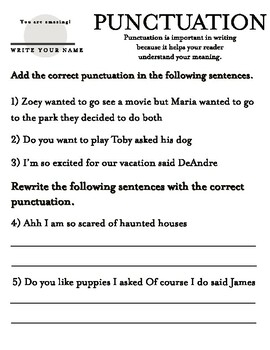 Spelling Grammar Punctuation Worksheets By Shel Creates TPT