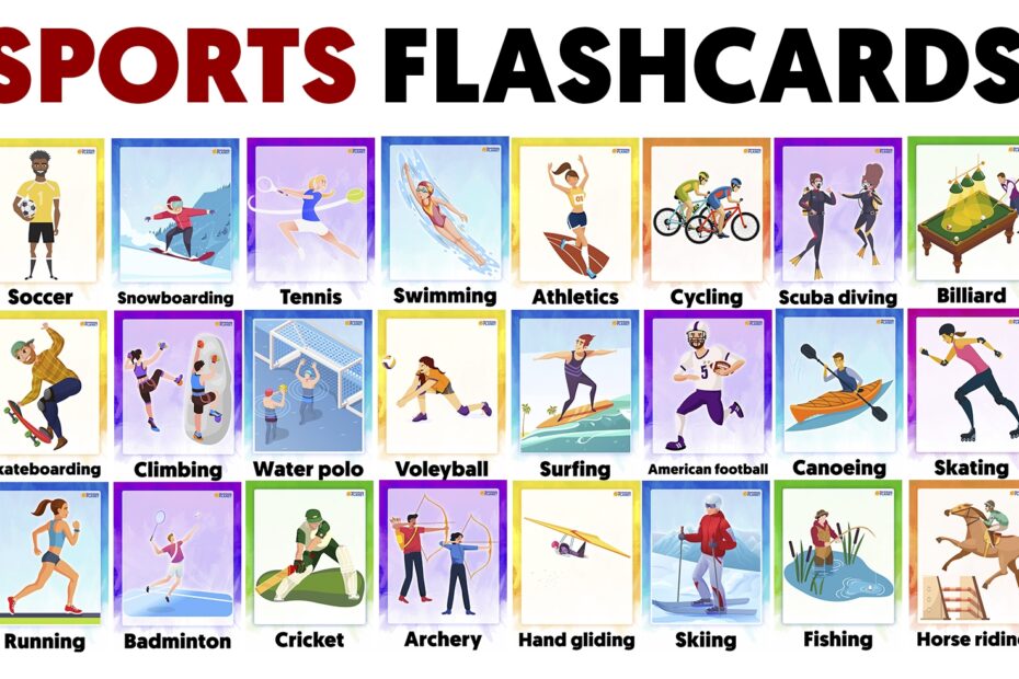 Sports Vocabulary Flashcards