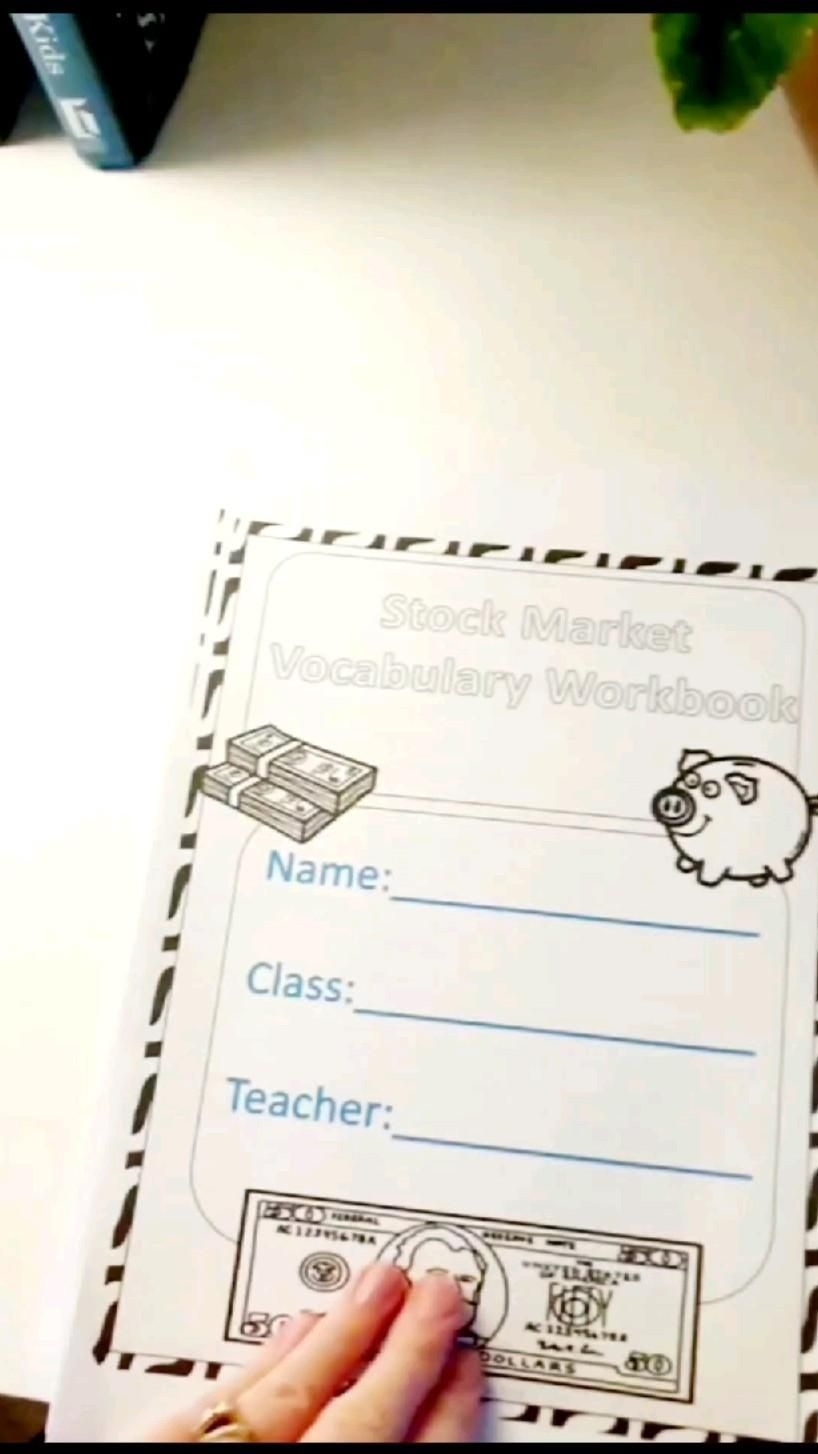 stock market vocabulary pdf