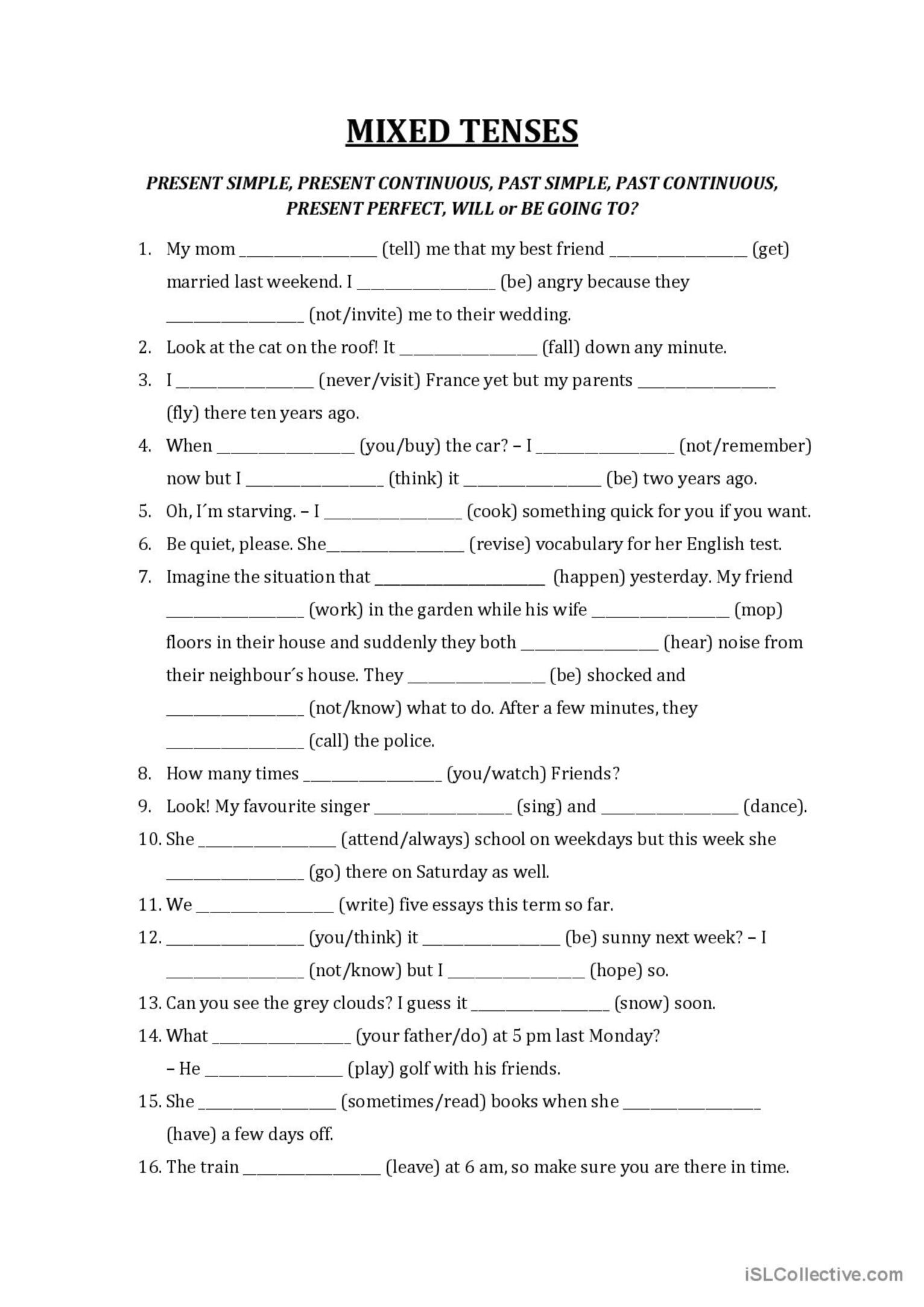 english grammar test pdf