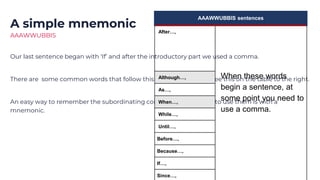 Subordinating Conjunctions PPT