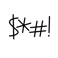 Swear word Icons Noun Project