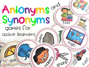 Synonym And Antonym Games By Polka Dots Please TpT