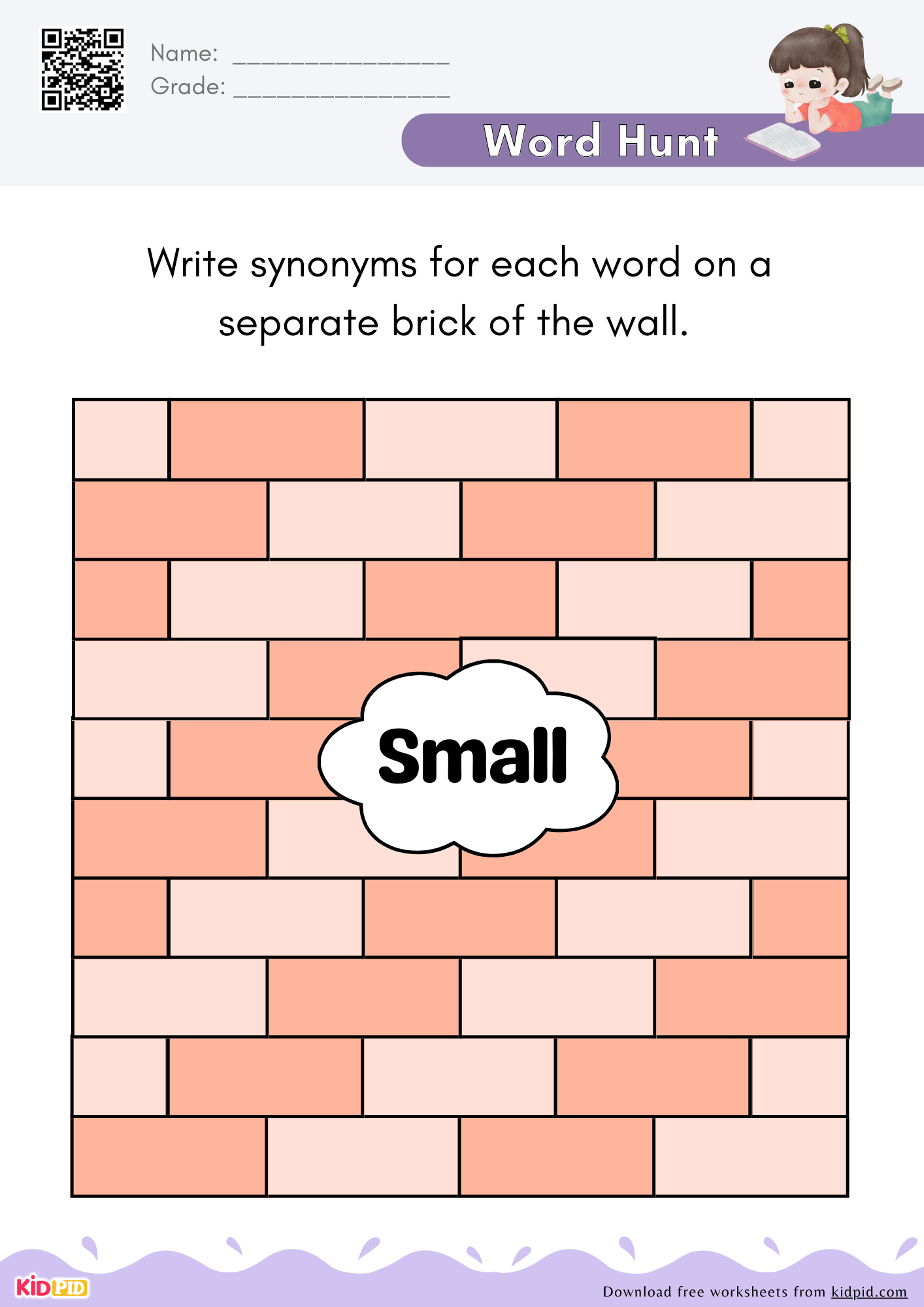 Synonym Vocabulary Worksheet Activity For Grade 3 Kidpid