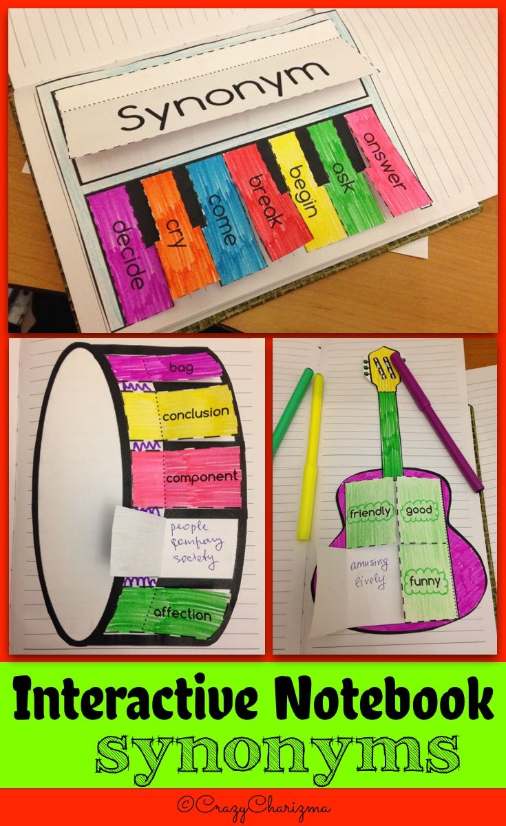 Synonyms And Antonyms Games Practice Activities Interactive Notebooks 