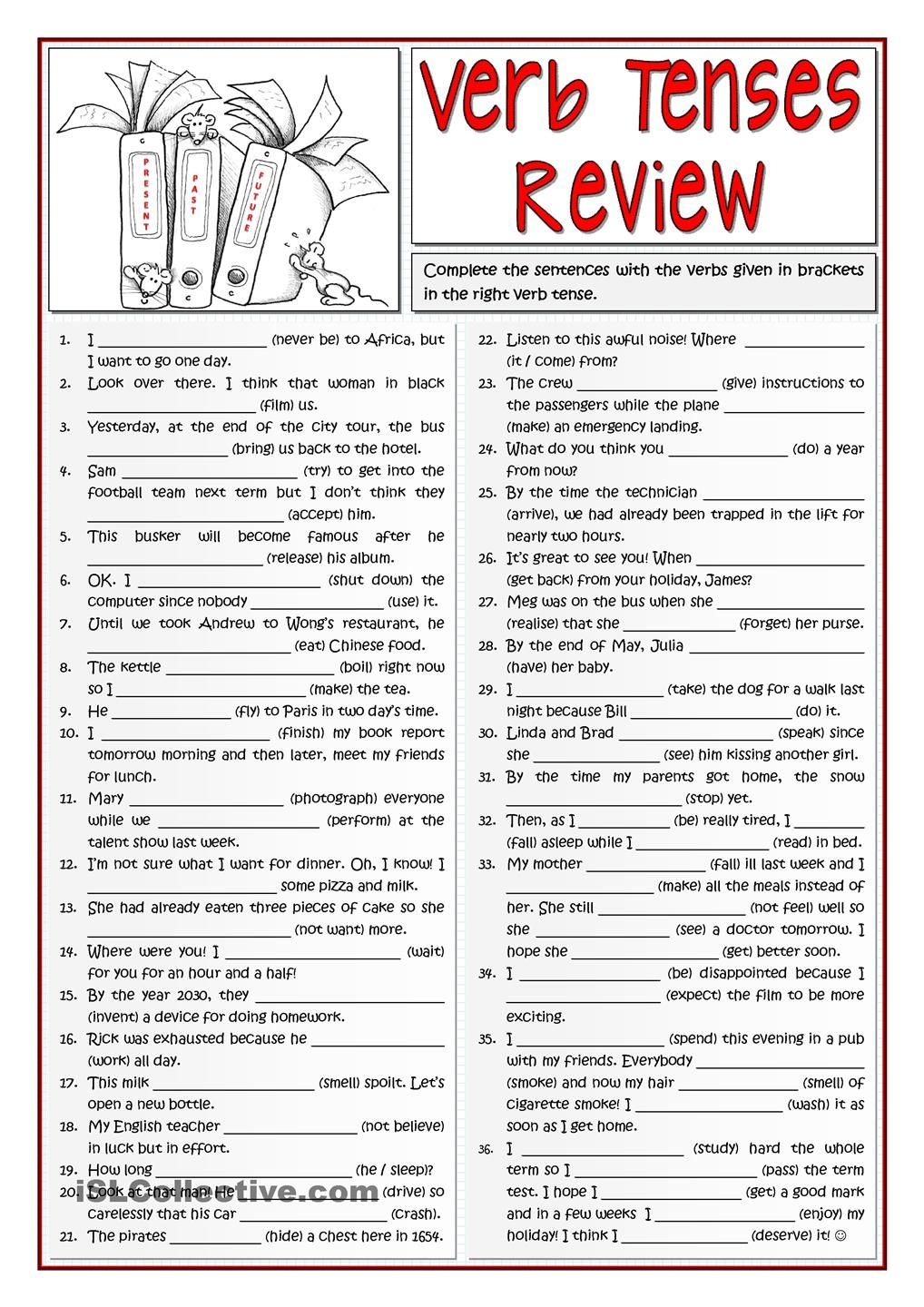 Tenses English Grammar Exercises
