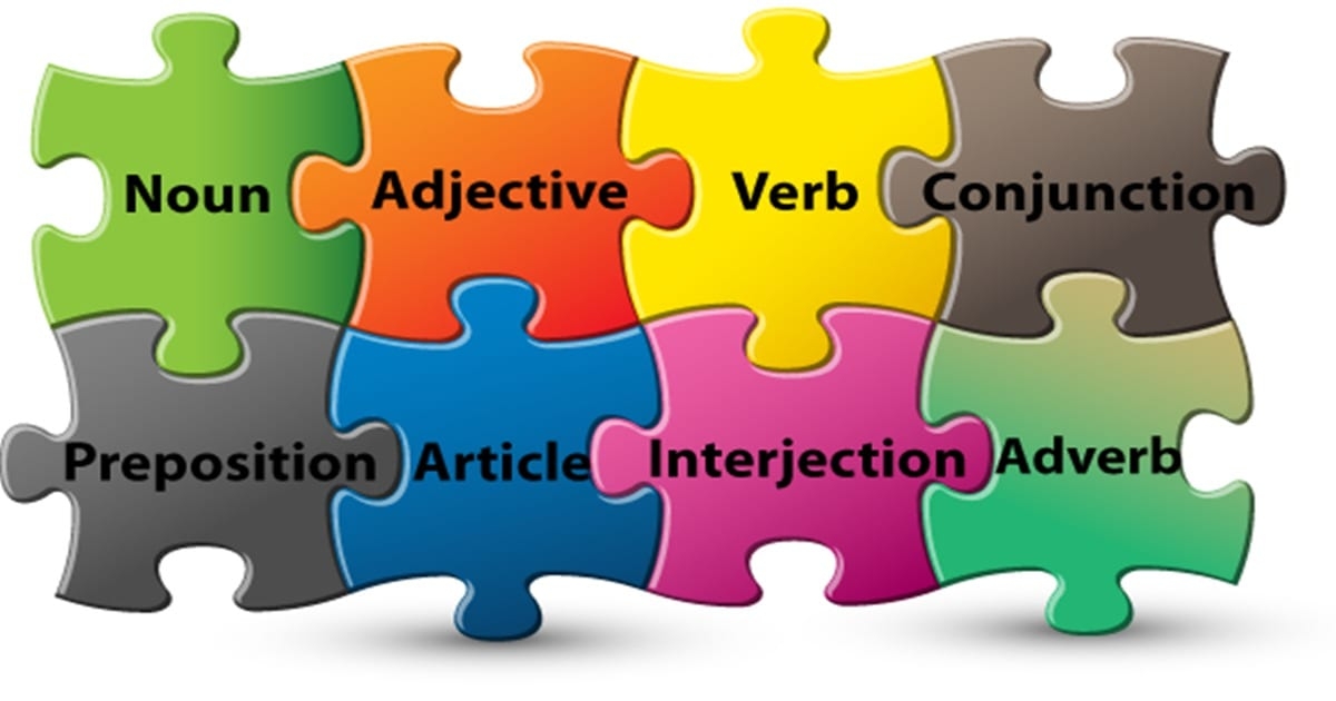different parts of speech