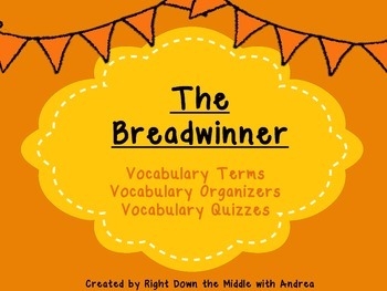 The Breadwinner Vocabulary And Vocabulary Quizzes TPT