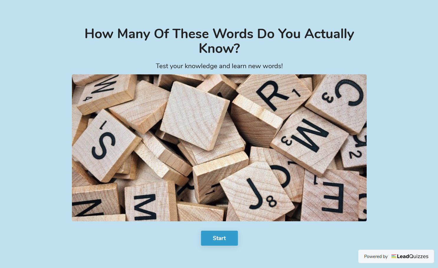 vocabulary quiz maker