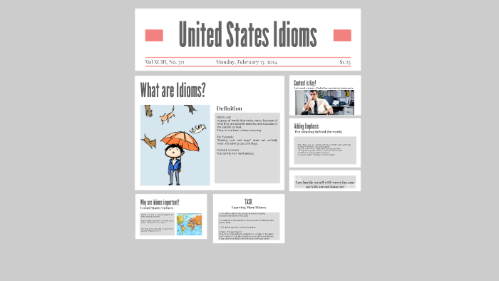 United States Idioms By Katherine Eubank On Prezi