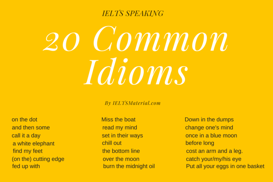 Useful idioms Gk India Today