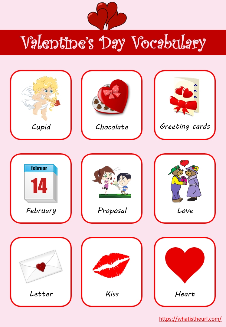 Valentine s Day Vocabulary Your Home Teacher