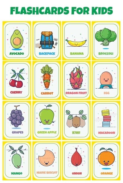 Vegetable Bingo Cards And Vocabulary Flashcard Set Descubra As