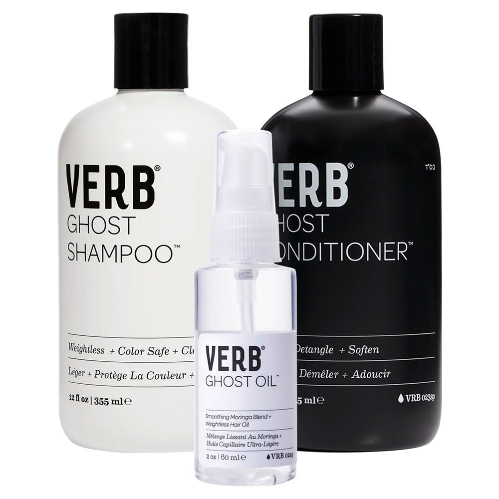 Verb Ghost Shampoo Conditioner Oil Trio Beauty Care Choices