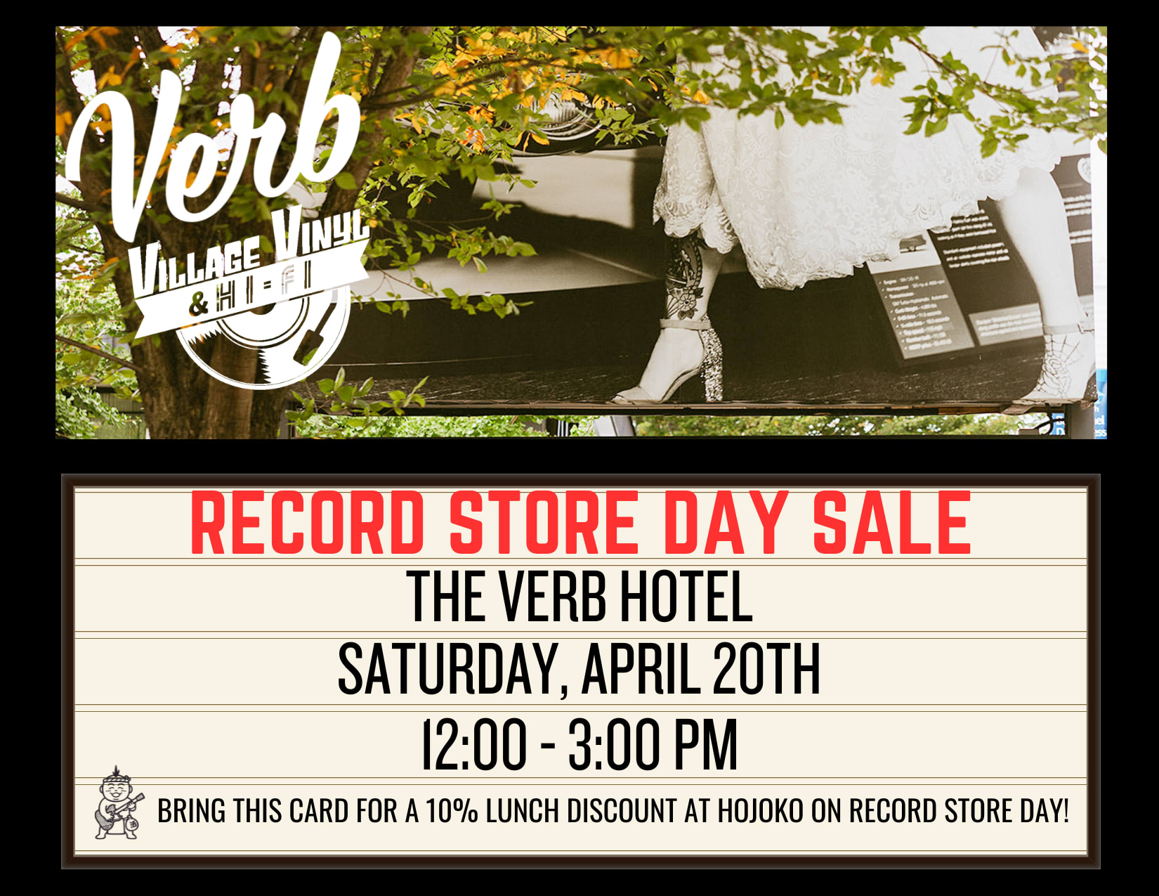 Verb Hotel Record Store Popup 04 20 24 