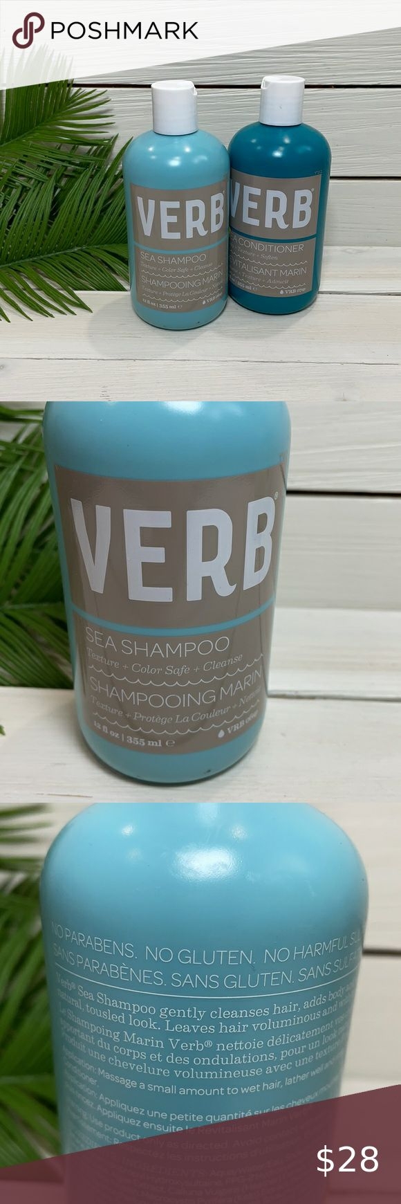 Verb Sea Shampoo And Conditioner Shampoo Conditioner Shampoo And 