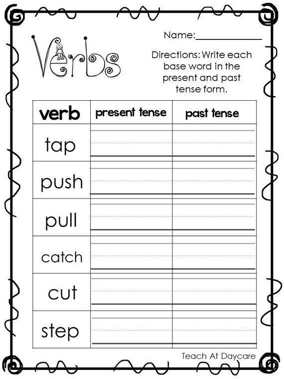 Verb Tense Worksheets Practice And Perfect Your Grammar Skills