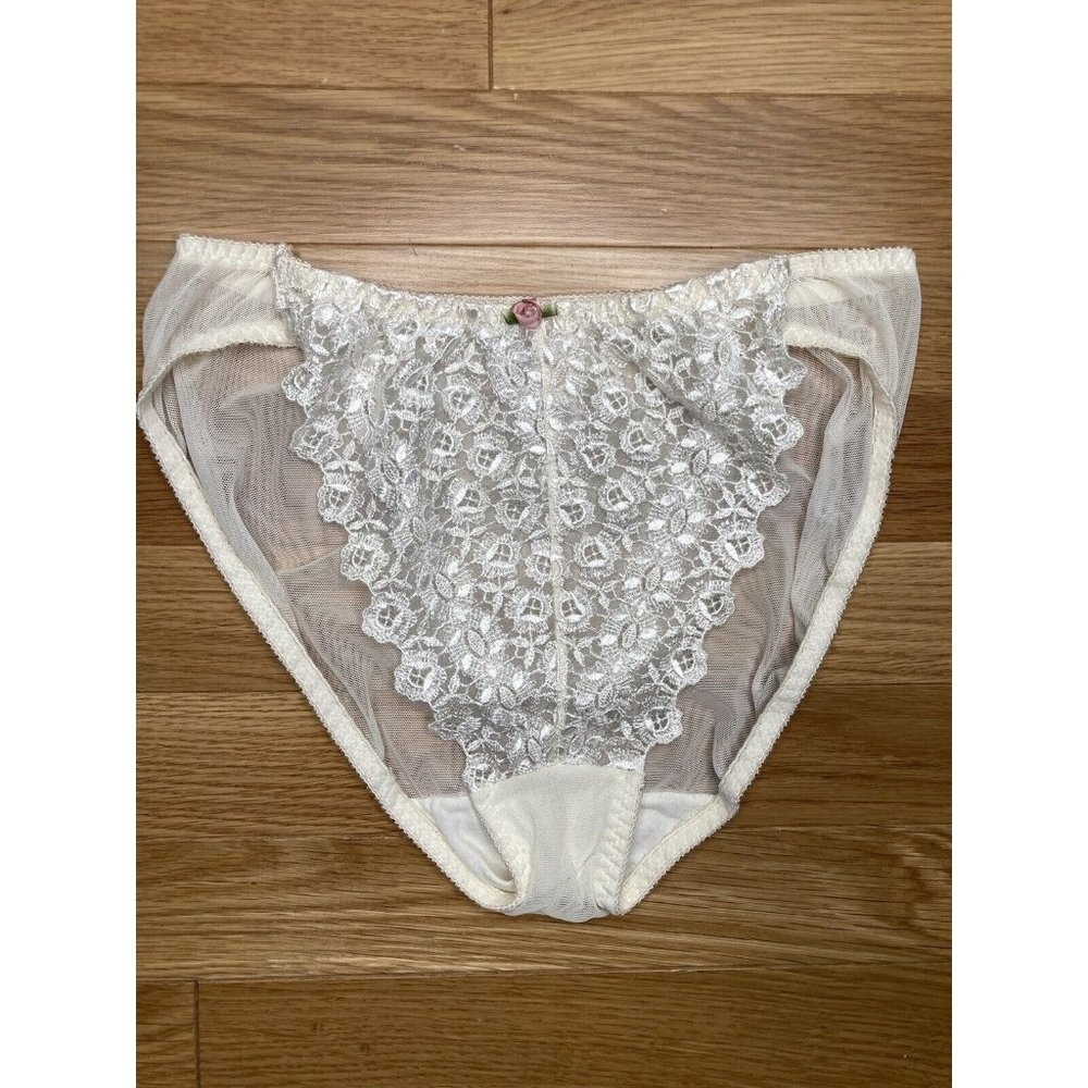  Vintage Vs Victoria S Secret Hi Cut Bikini Panty Sz Gem