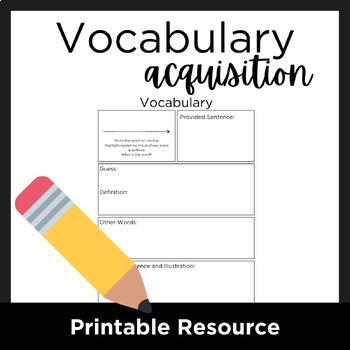 vocabulary acquisition