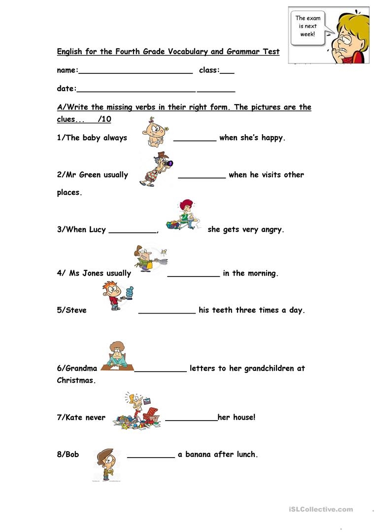 grammar practice worksheets