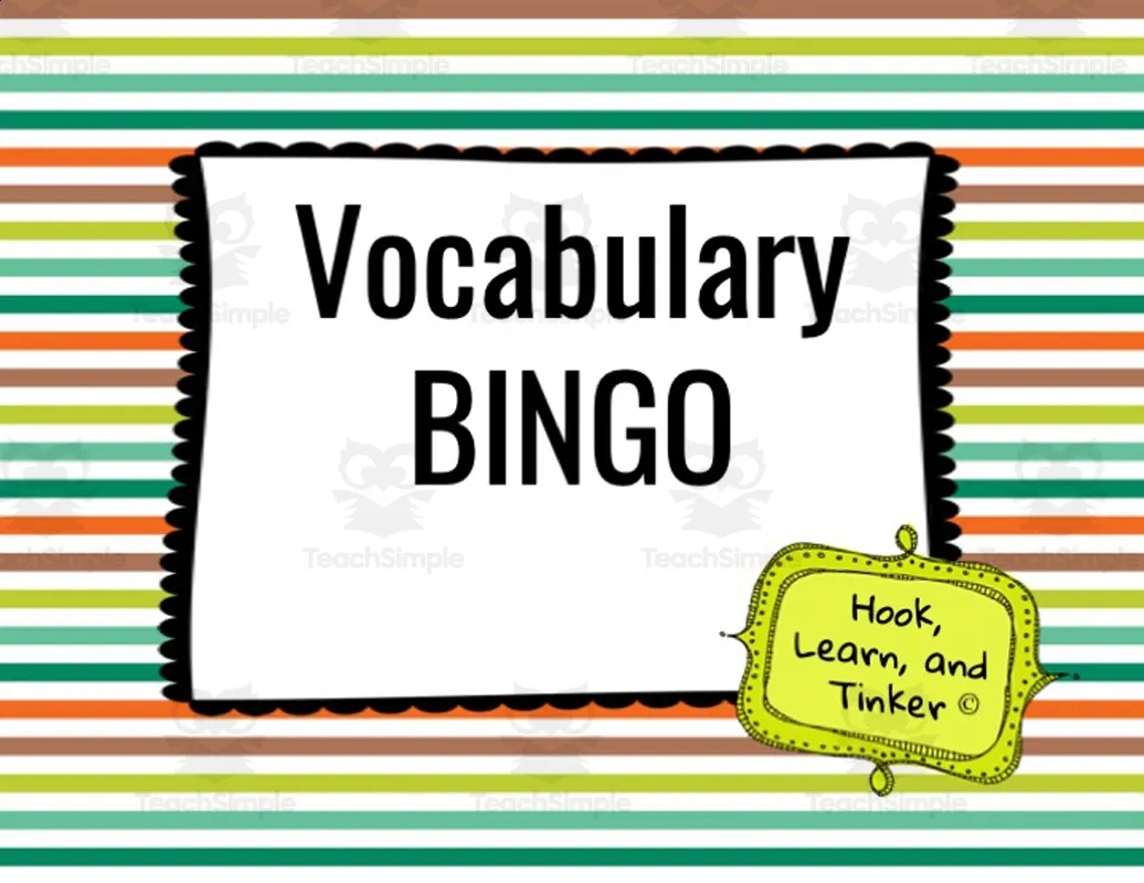 vocabulary game