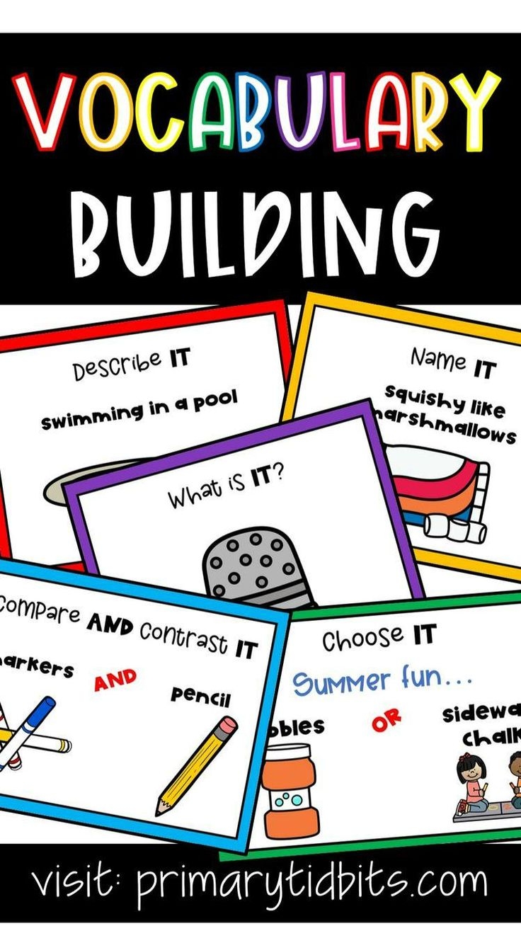 Vocabulary Building Activities Vocabulary Building Vocabulary 