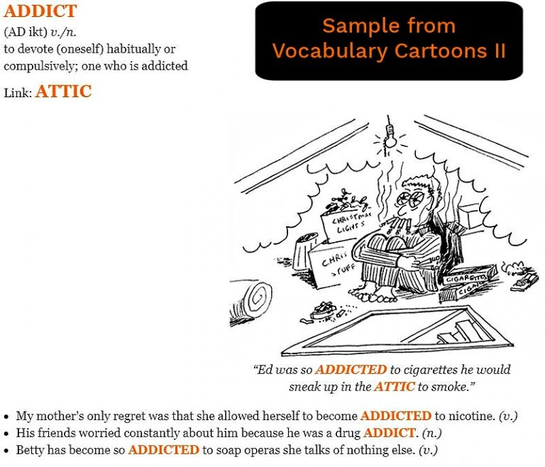 Vocabulary Cartoons SAT Word Power The Curriculum Choice