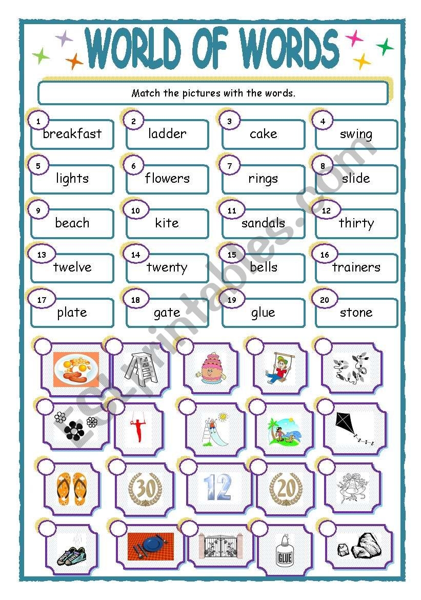 Vocabulary ESL Worksheet By Busrak