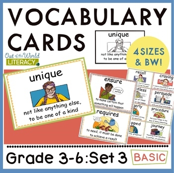 vocabulary flash cards