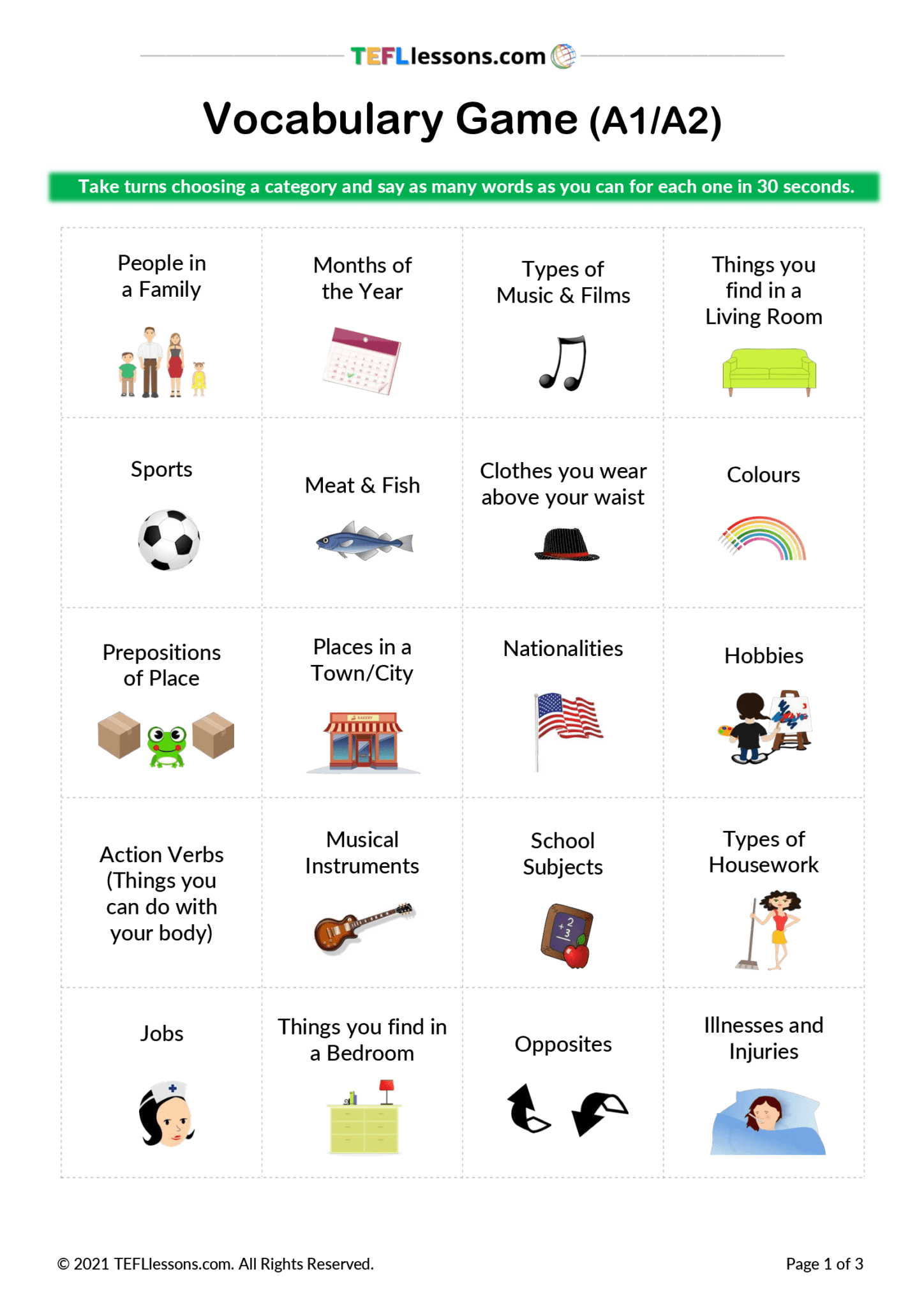 vocabulary word games for adults
