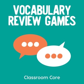 Vocabulary Review Games By Classroom Core Teachers Pay Teachers