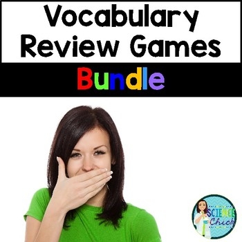 Vocabulary Review Games By Science Chick Teachers Pay Teachers