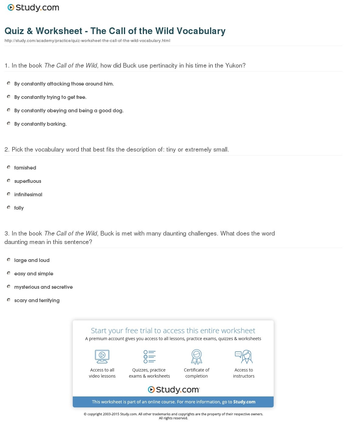 Vocabulary Test Maker Free Printable