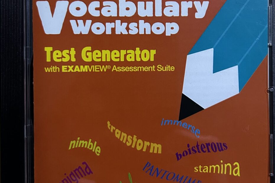 Vocabulary Workshop Grade 6 Test Generator Level A By Sadlier Oxford