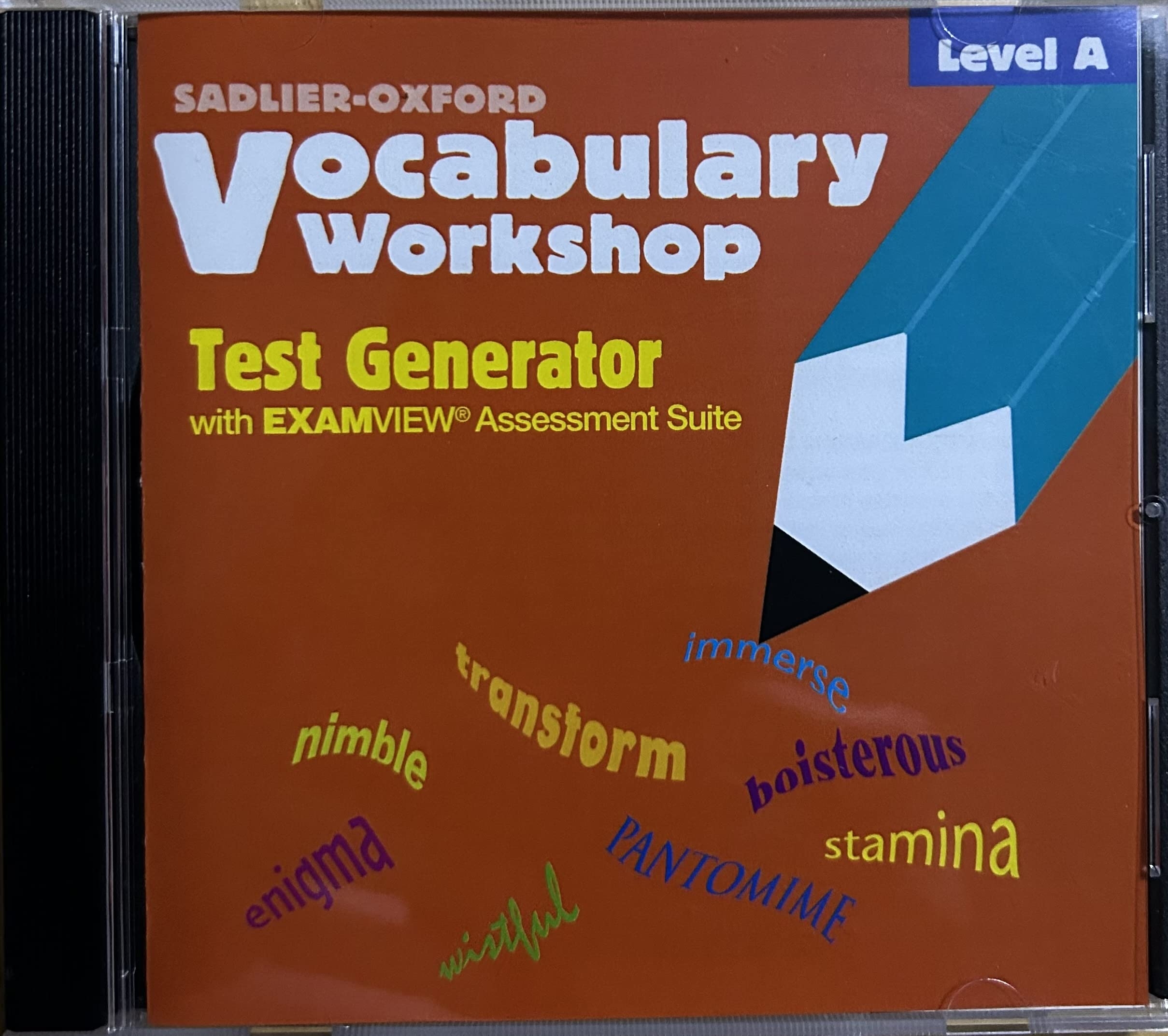 Vocabulary Workshop Grade 6 Test Generator Level A By Sadlier Oxford 