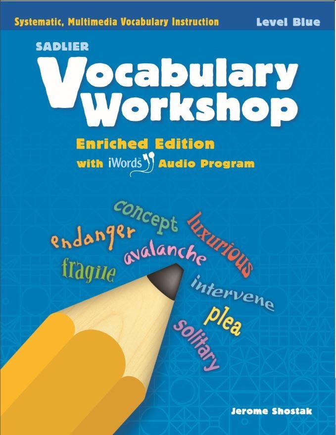 Vocabulary Workshop Level Blue Grade 5 Enriched Edition Ebook 1 Year 