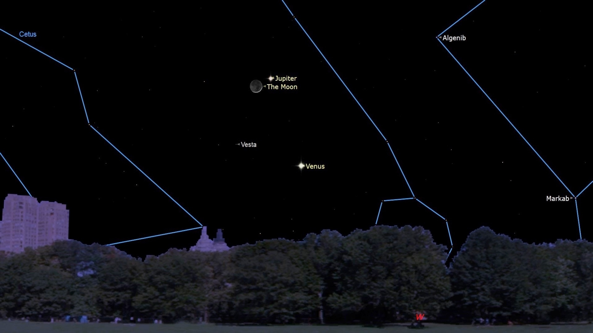 Watch The Moon Meet Up With Jupiter In The Night Sky Tonight Space
