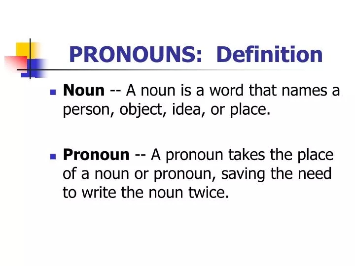 What Does Pronoun Mean Plehowto