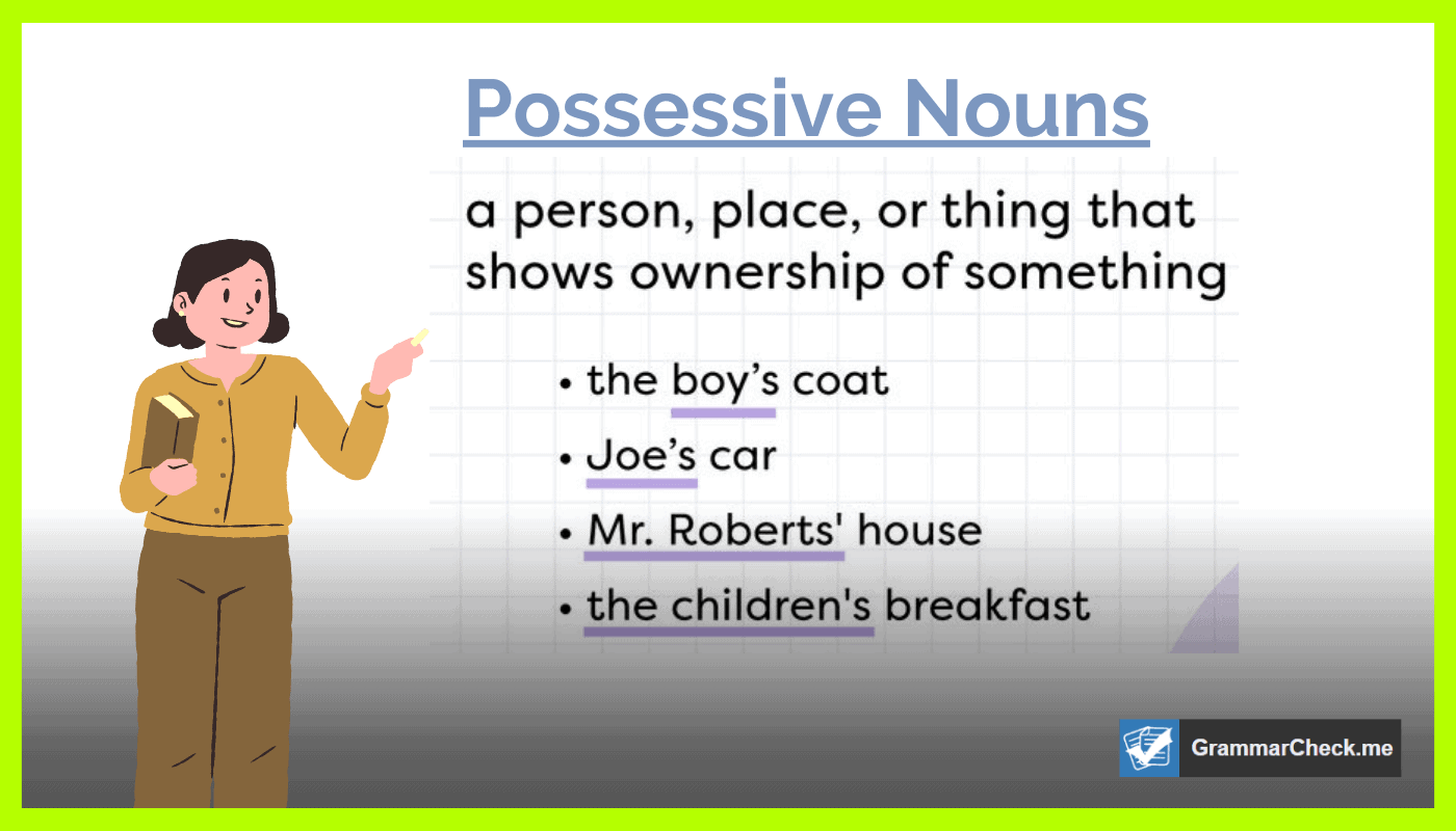 What Is A Plural Possessive Noun Meaning And Usage 49 OFF