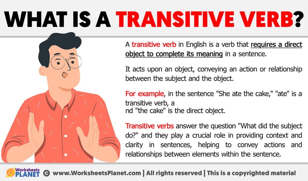 define transitive verb