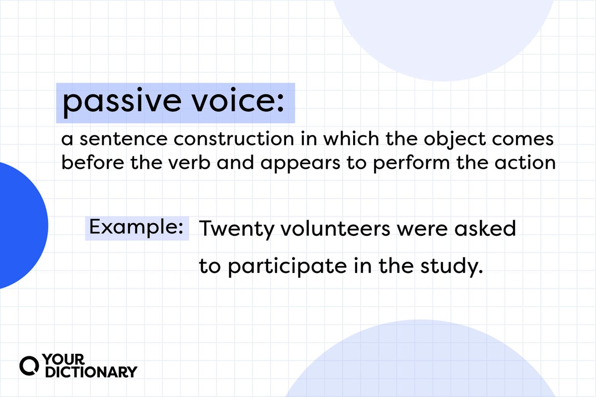 passive voice sentence meaning