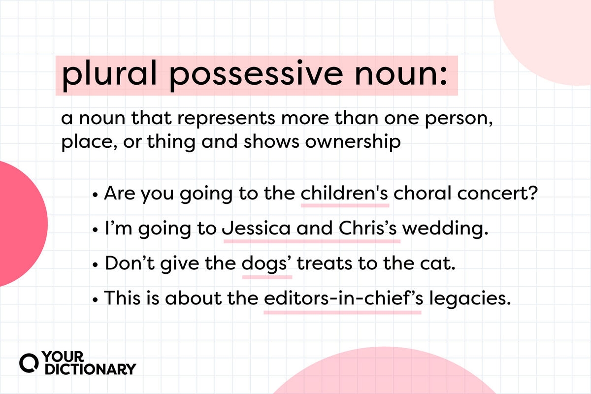 What Is The Difference Between A Singular Possessive Noun And A Plural 
